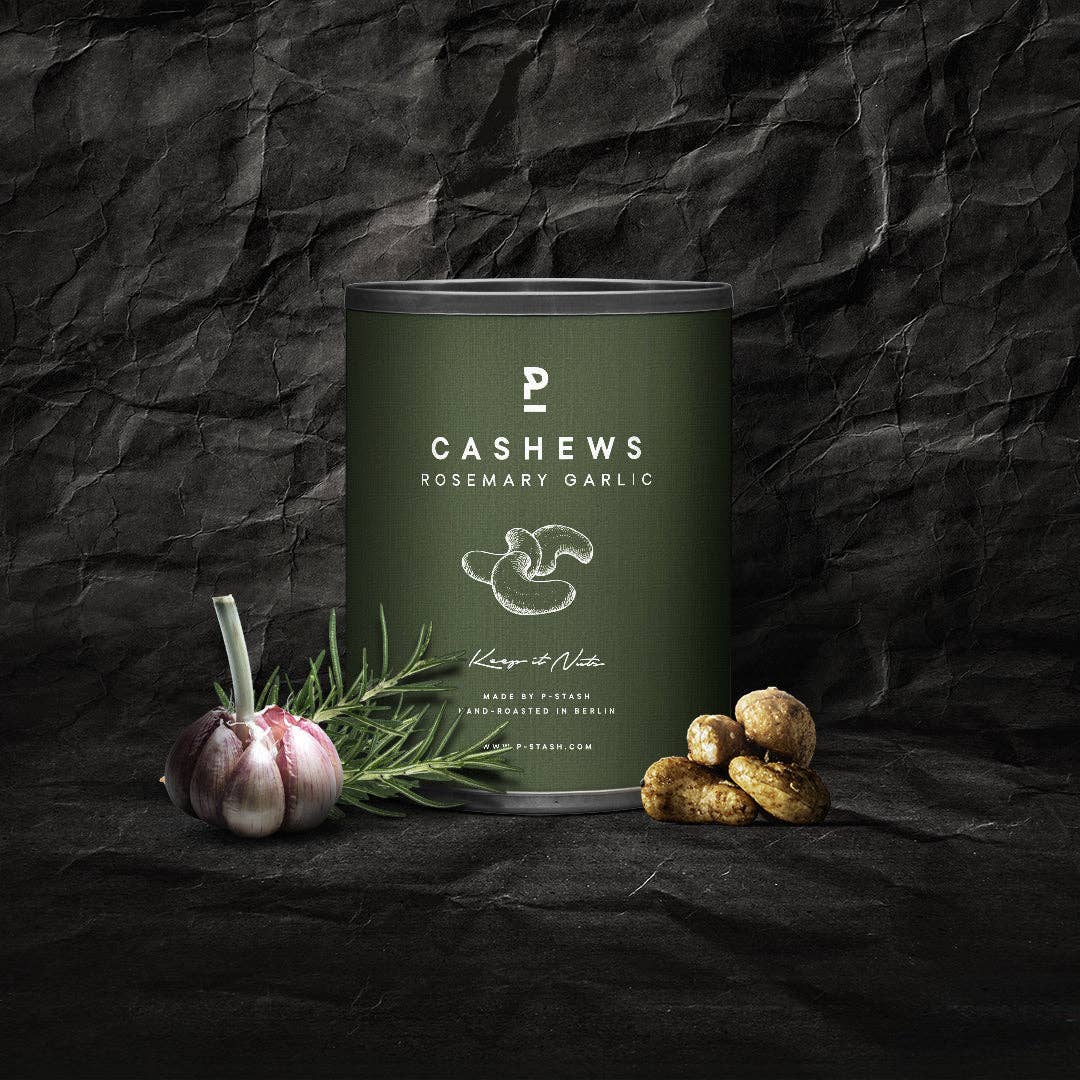 Rosemary Garlic Cashews - Mini 55g - Home Crush
