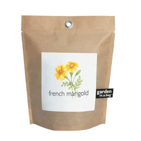 Garden in a Bag French Marigold | Summer Flowers Gift Potting Shed Creations, Ltd.