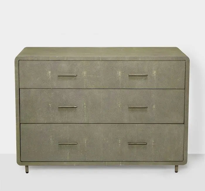 Calypso 3 Drawer Chest - Dark Grey Interlude Home