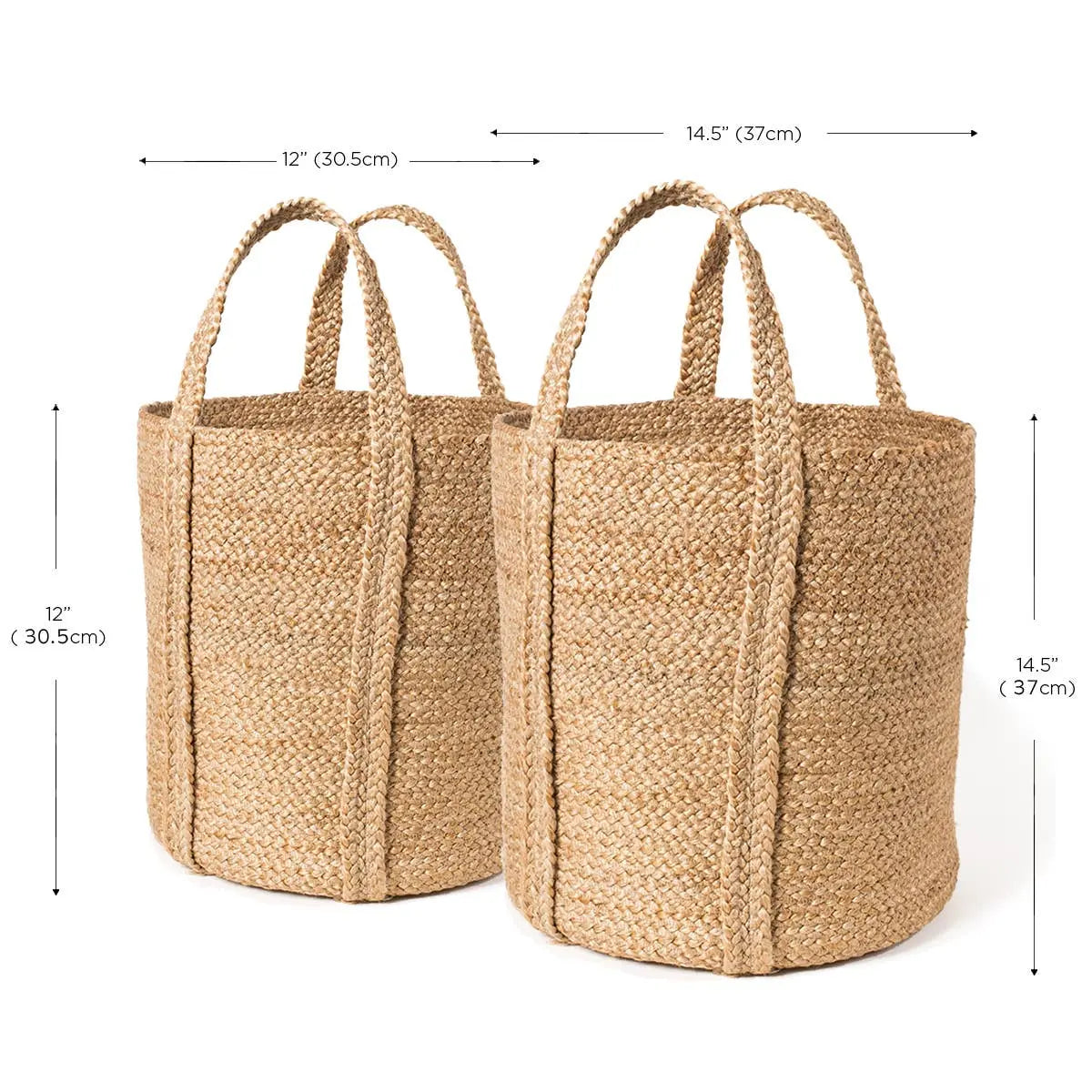 Handwoven Storage • Kata Basket With Handle-Natural KORISSA