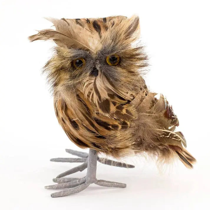 Stuffed Brown Owl Home Decor Zucker Feather Products
