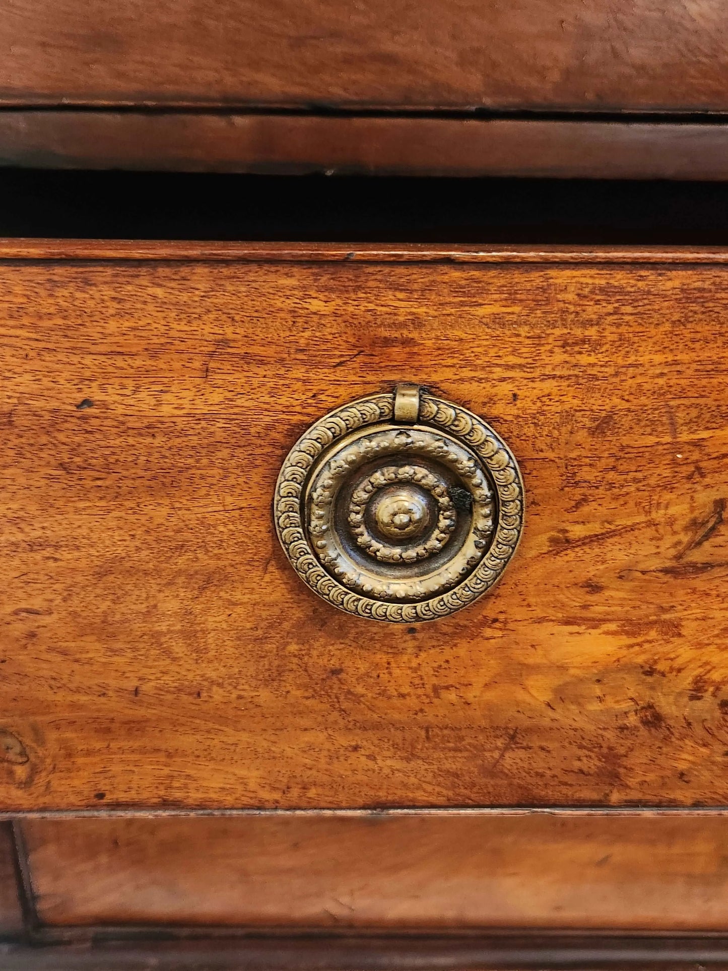 Antique English Secretaire Chest of Drawers, Georgian