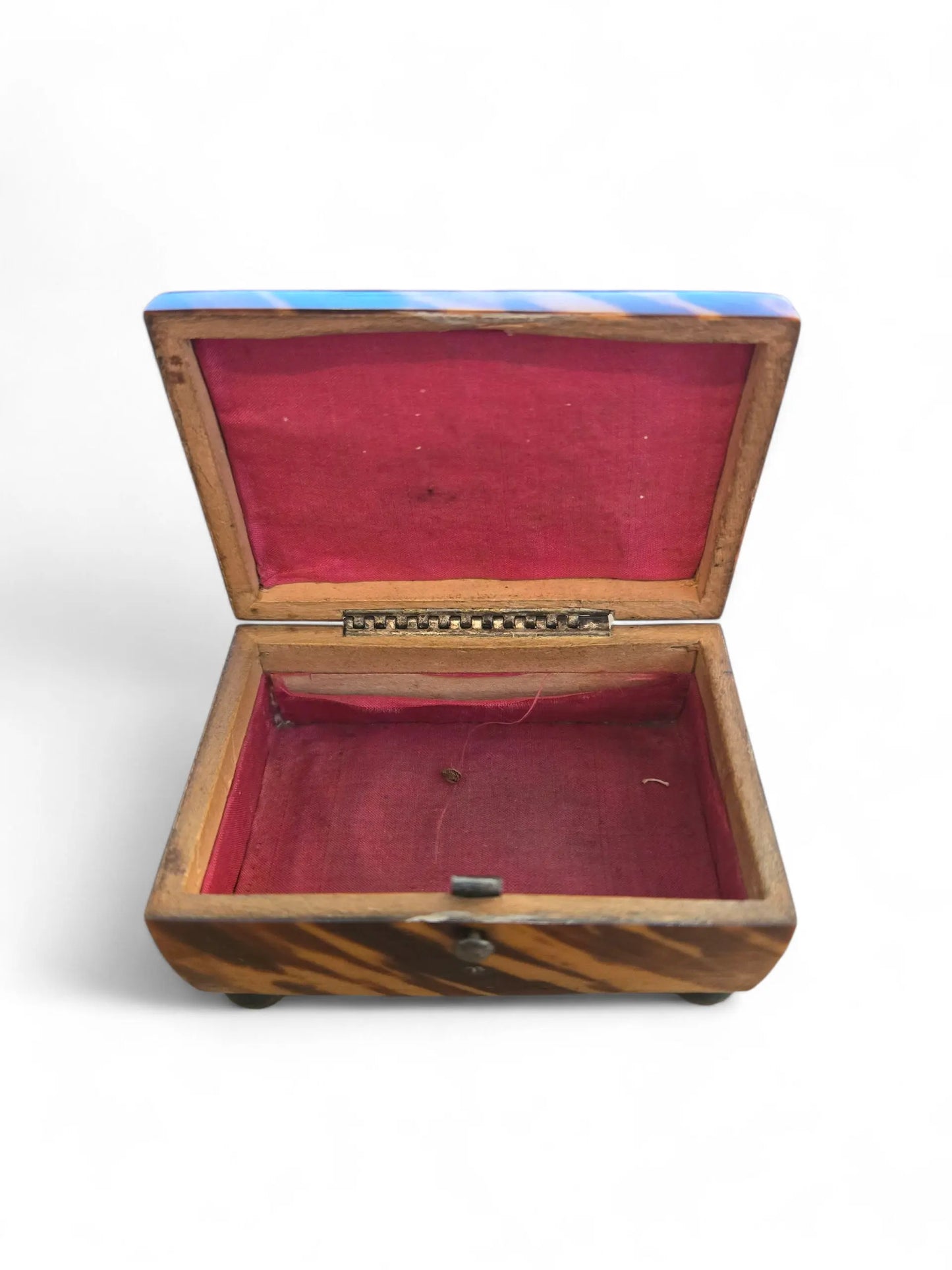 Miniature 19th C. tortoise box. Home Crush