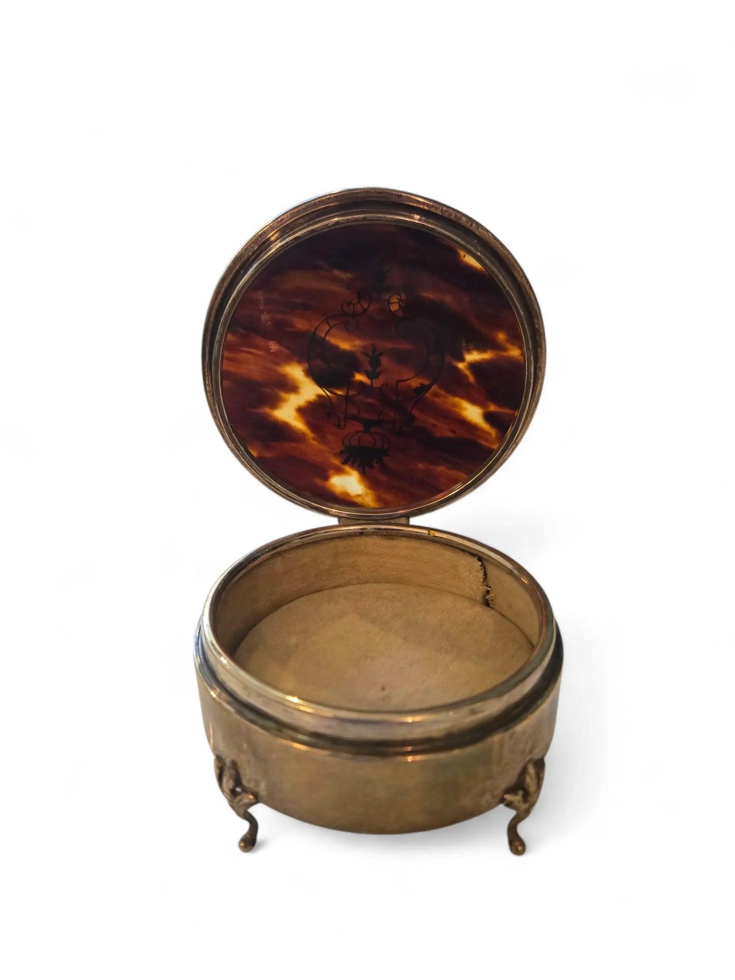 Antique sterling and shell box Home Crush