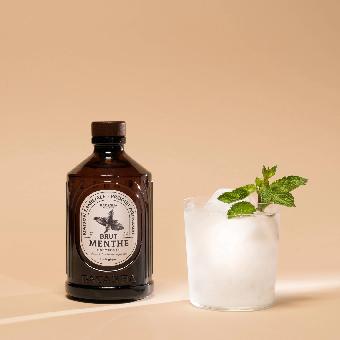Raw Mint Syrup - Organic - 400ml Bacanha