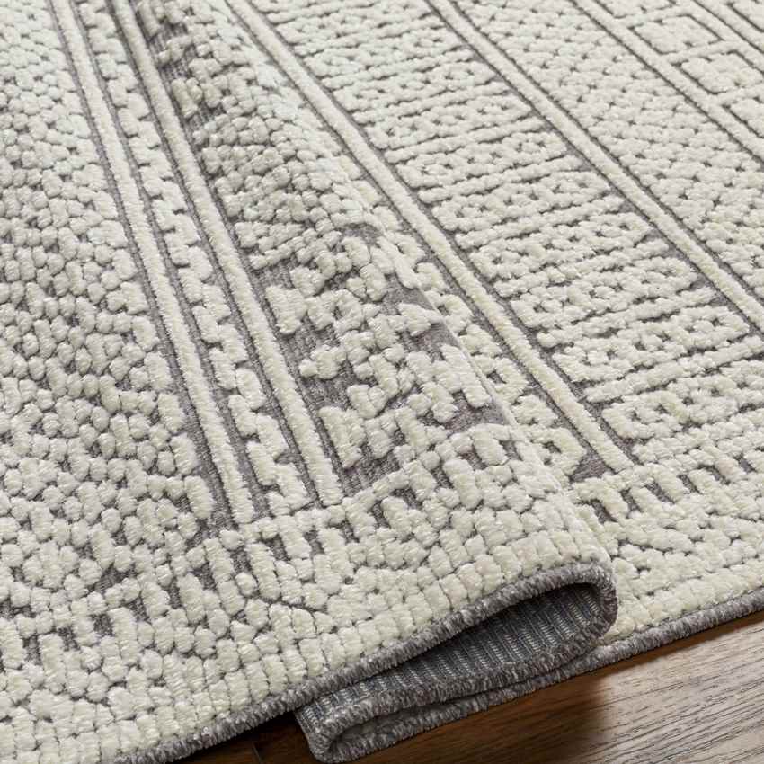 Brunsville Cottage Gray Washable Area Rug Mark & Day