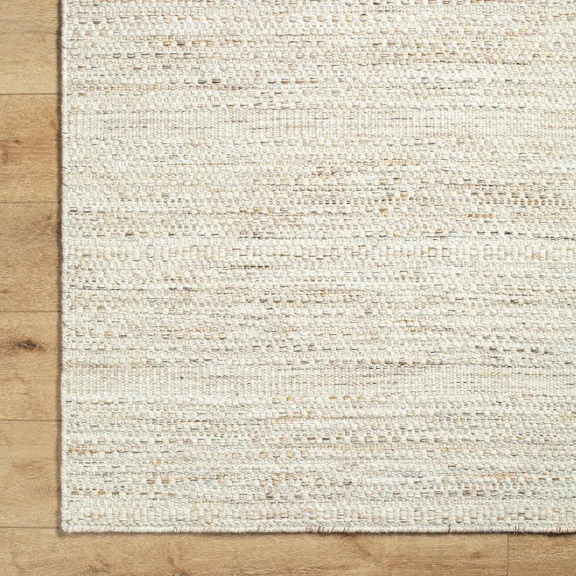 Christofer Solid and Border Light Beige Area Rug Mark & Day