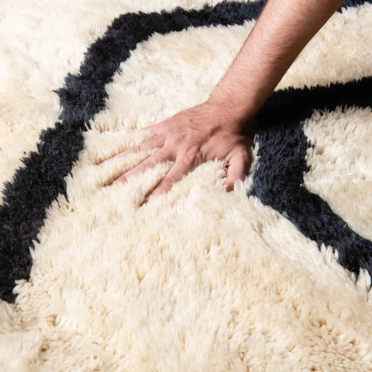 Treasure Map - Luxury Shag Moroccan Rug Benisouk