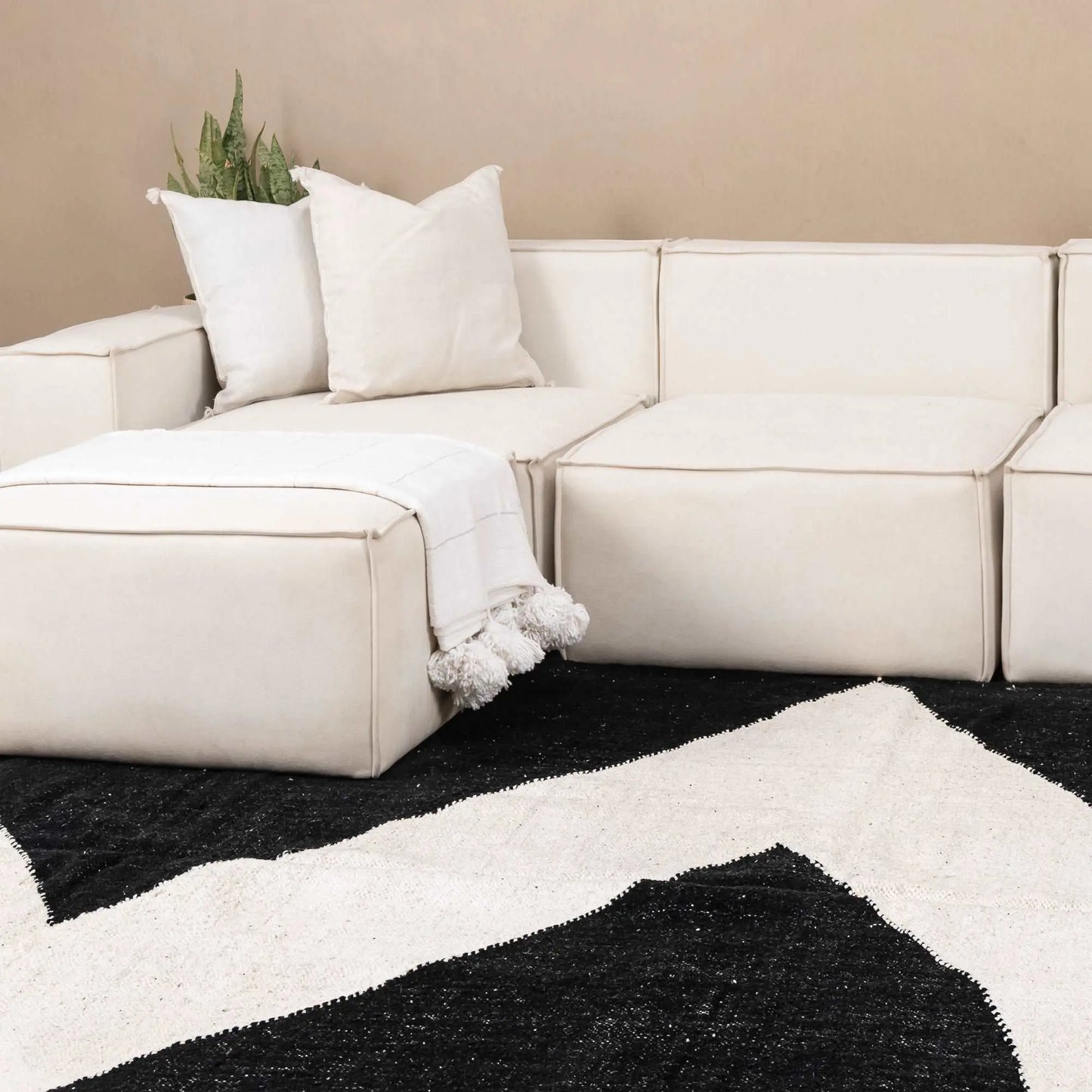 Alya - Flatweave Moroccan rug Benisouk