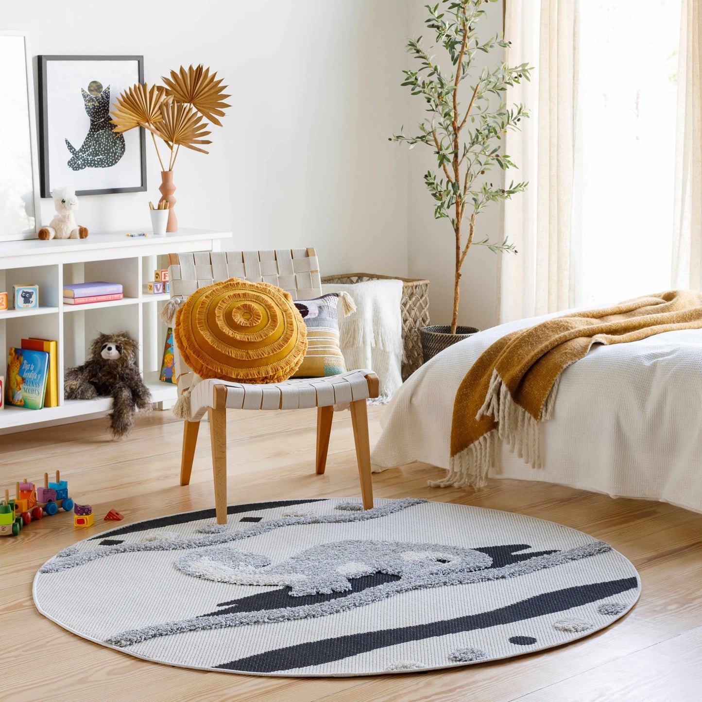 Kids Dinosaur Animal Print Nursery Area Rug - Clearance Boutique Rugs