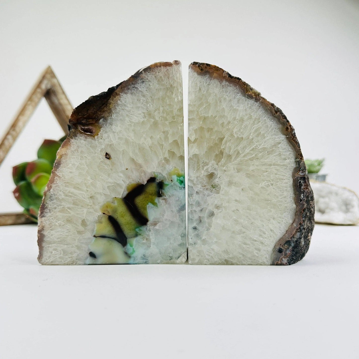 Agate Crystal Bookends Rock Paradise