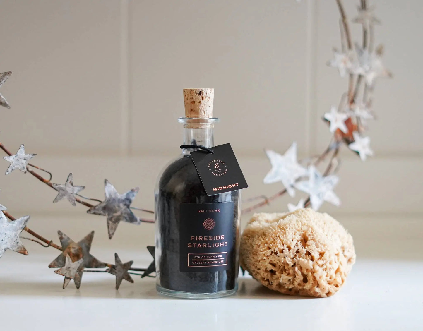 Fireside + Starlight Midnight Bath Salt Soak Ethics Supply Co.