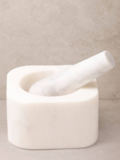 Noble Marble Mortar & Pestle Set GAURI KOHLI