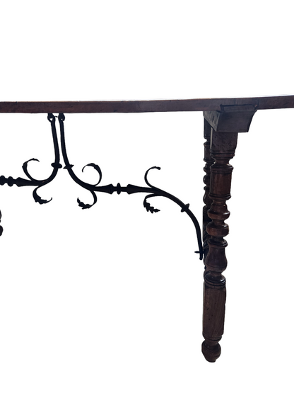 Antique Italian Trestle Table