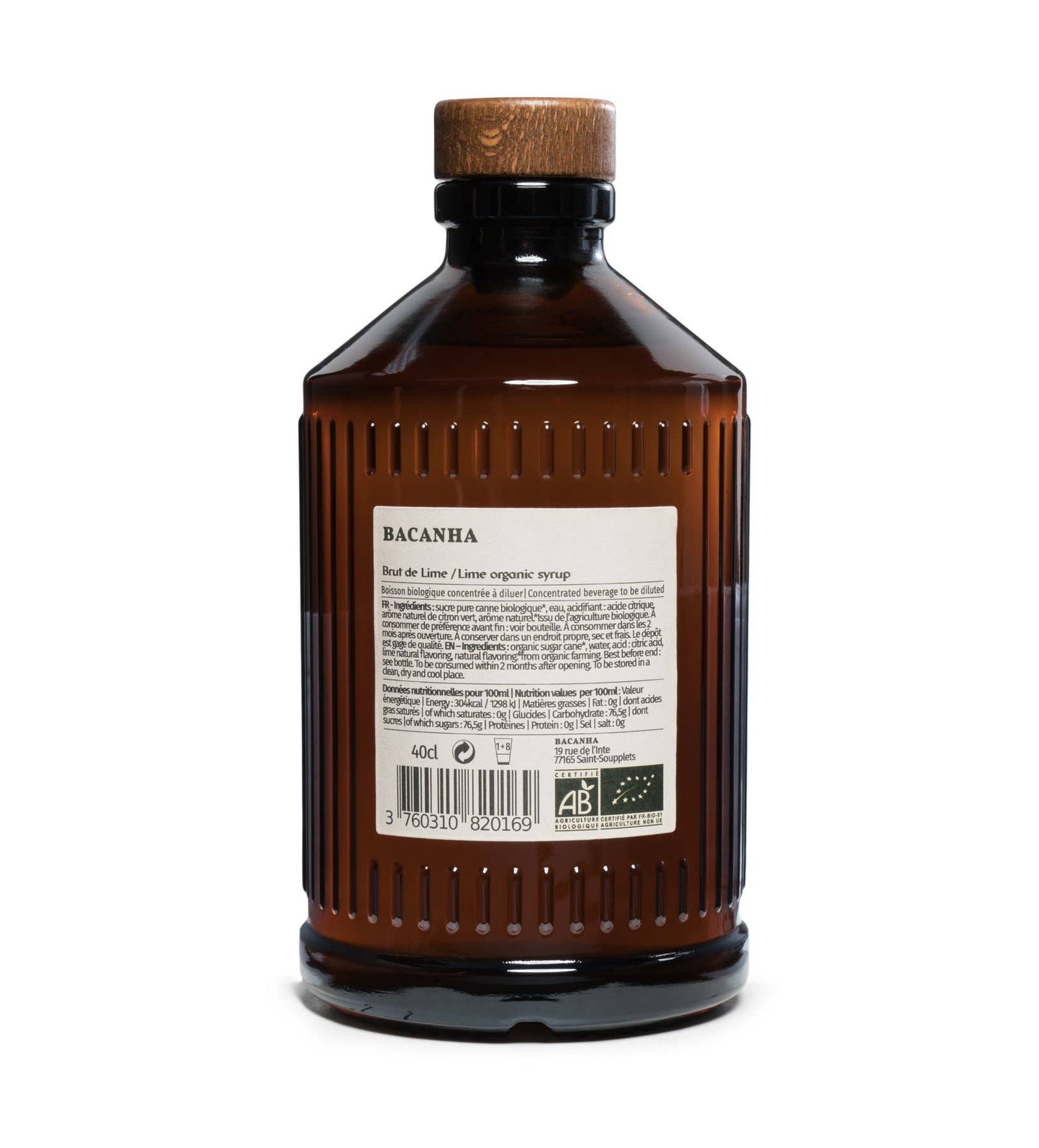 Raw Lime Syrup - Organic - 400ml - 13,5 fl. oz.
