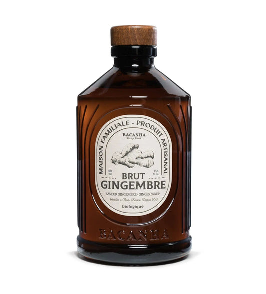 Raw Ginger Syrup - Organic - 400ml Bacanha