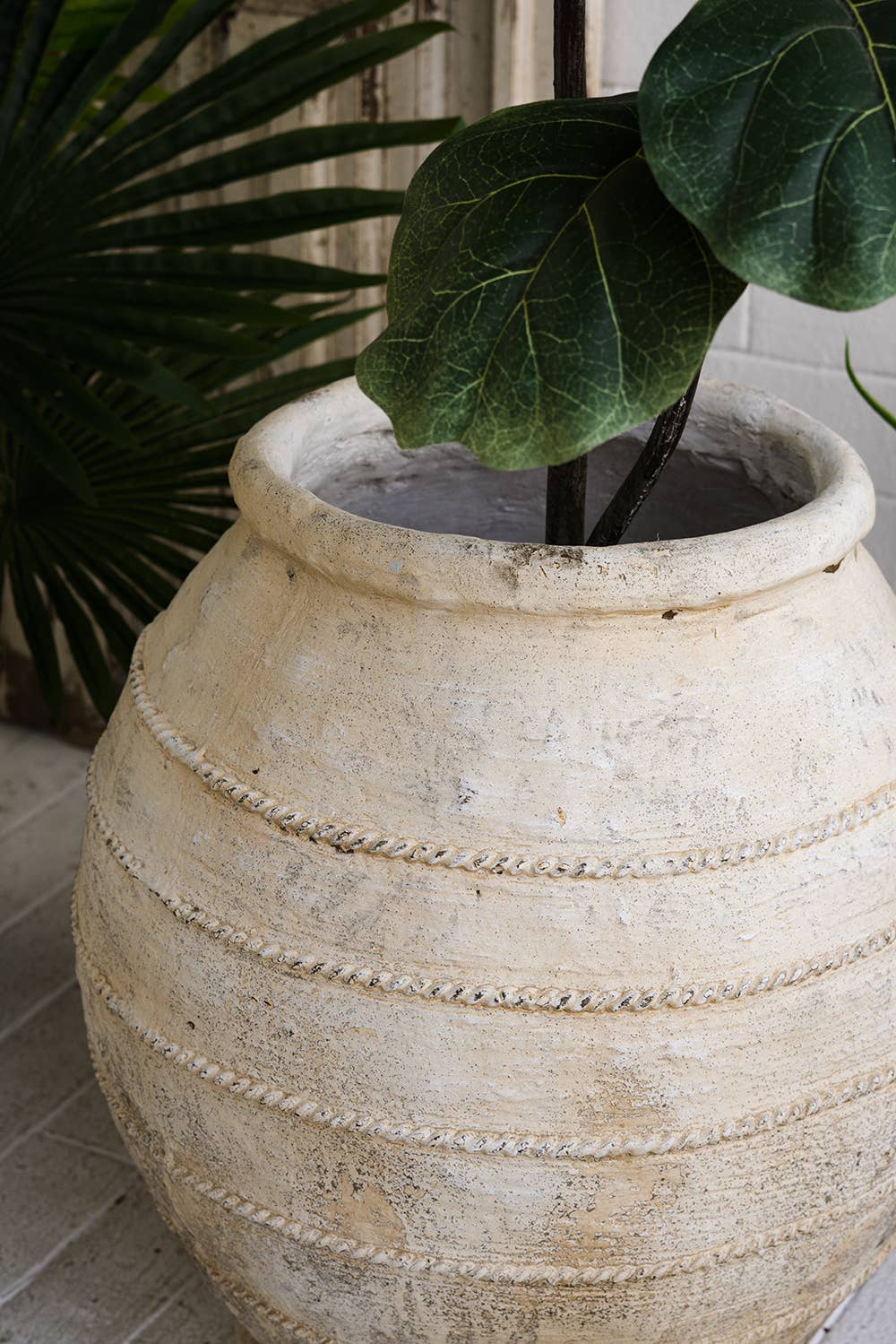 17.5x17.5x18.5" Ancient Grecian Magnesium Planter A&B Home Group Inc.