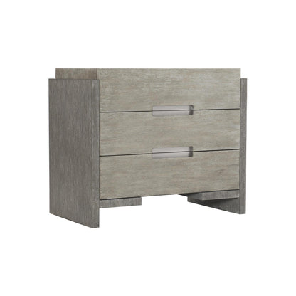 Foundation 3 drawer nightstand