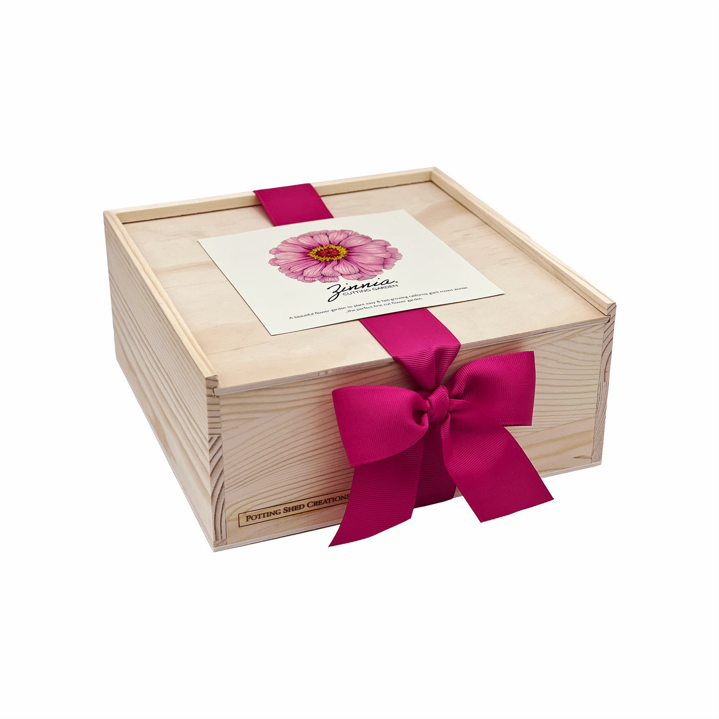 NEW Flower Cutting Garden Box | Mixed Zinnia | Thoughtful Potting Shed Creations, Ltd.