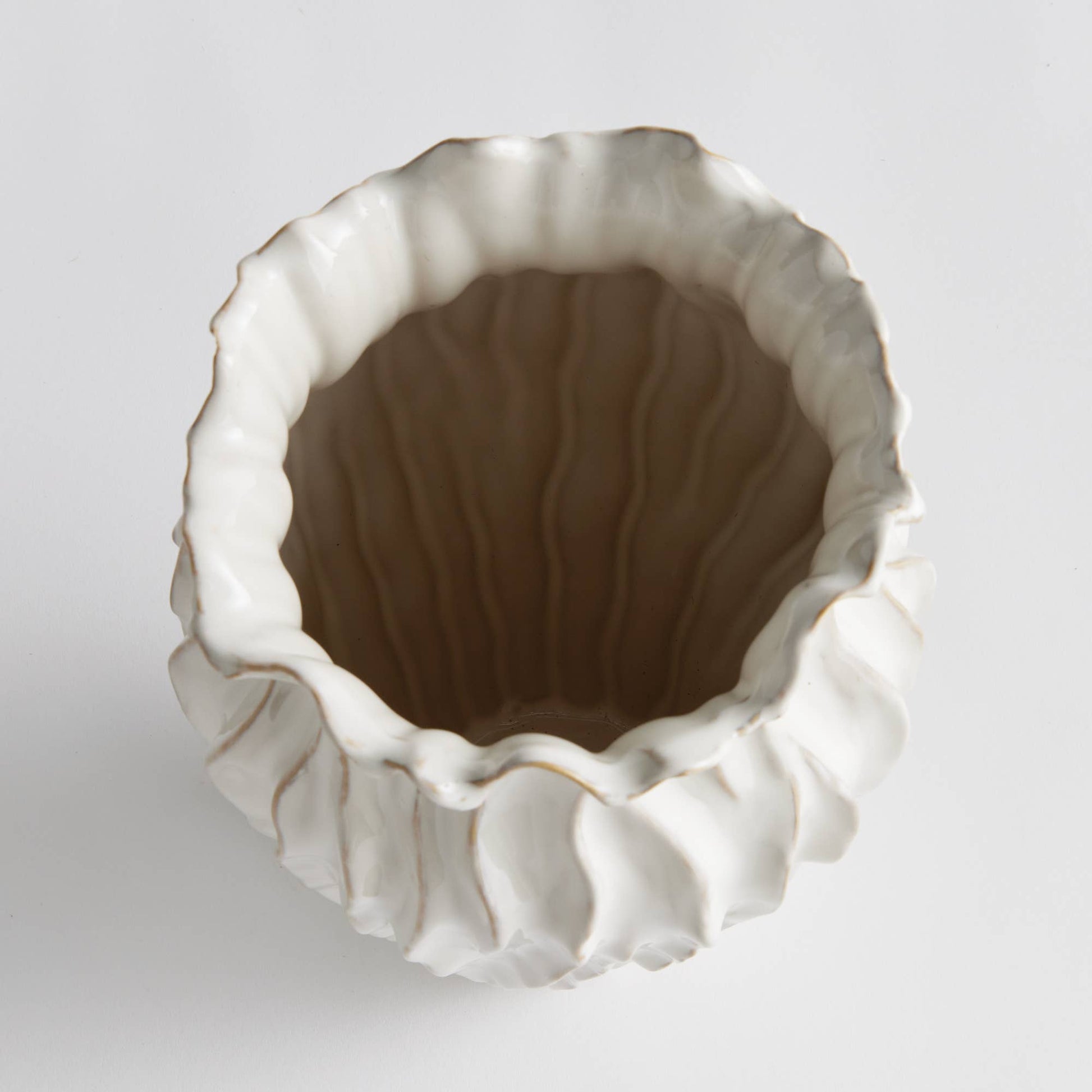 Esmeralda Vase - White Napa Home & Garden