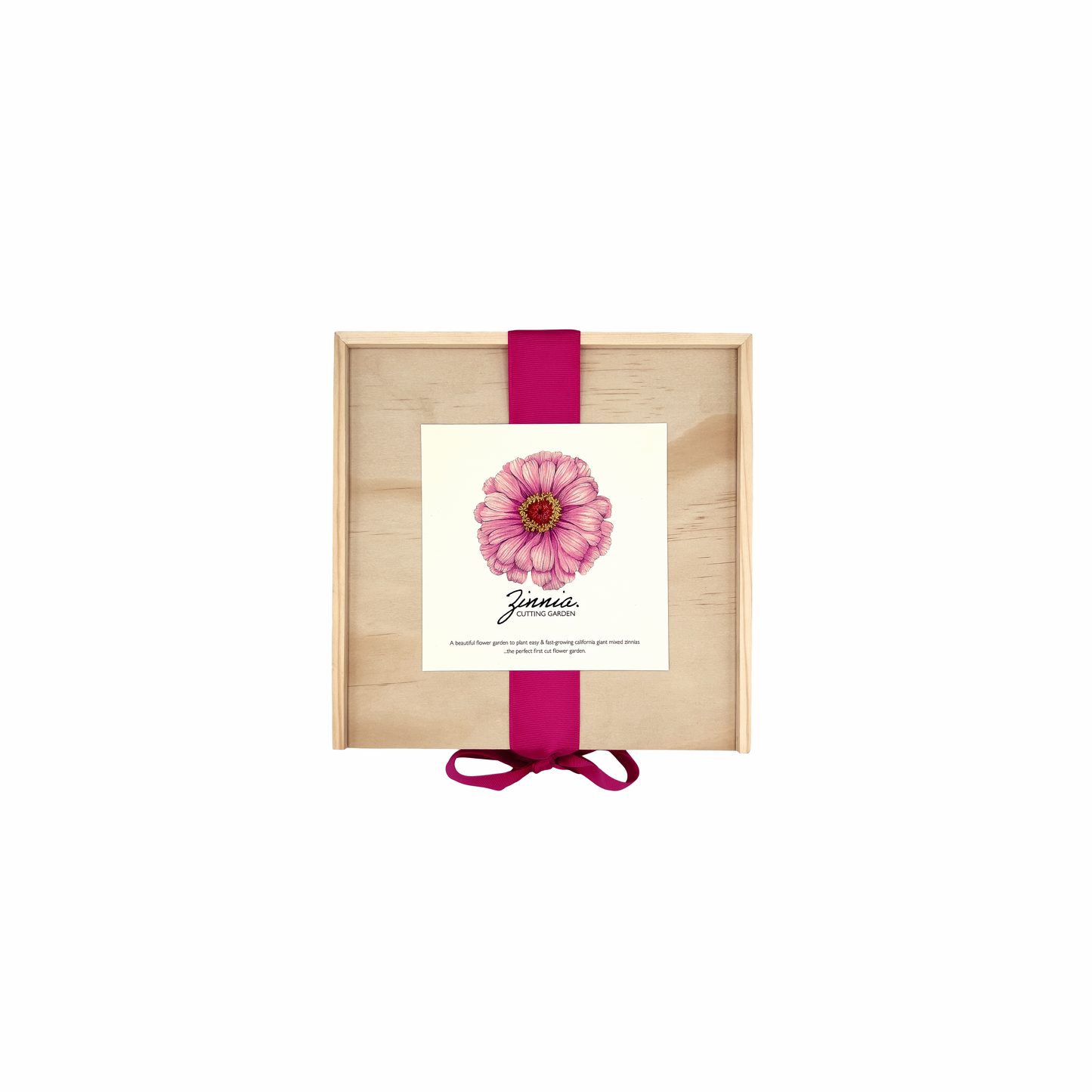 NEW Flower Cutting Garden Box | Mixed Zinnia | Thoughtful Potting Shed Creations, Ltd.