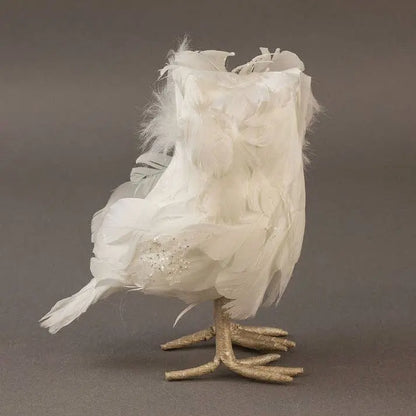 Stuffed Snowy Owl Home Decor Zucker Feather Products