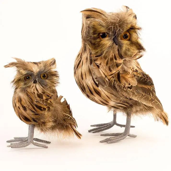 Stuffed Brown Owl Home Decor Zucker Feather Products