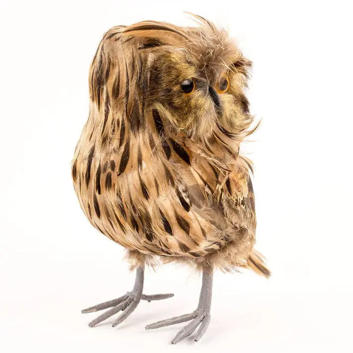 Stuffed Brown Owl Home Decor Zucker Feather Products