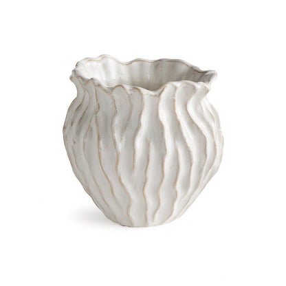 Esmeralda Pot, Small - White Napa Home & Garden