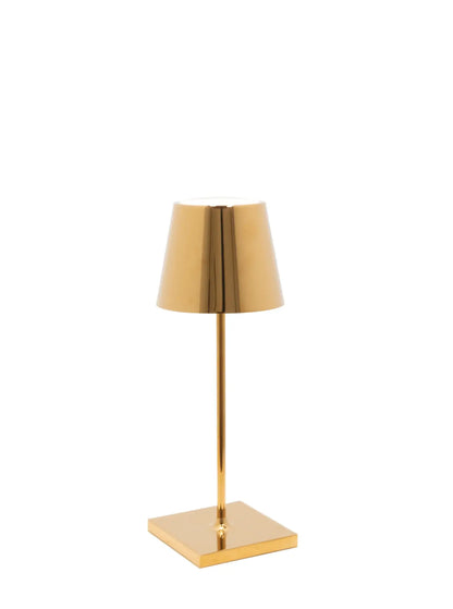 Poldina Pro Mini Cordless Lamp: Gold Leaf