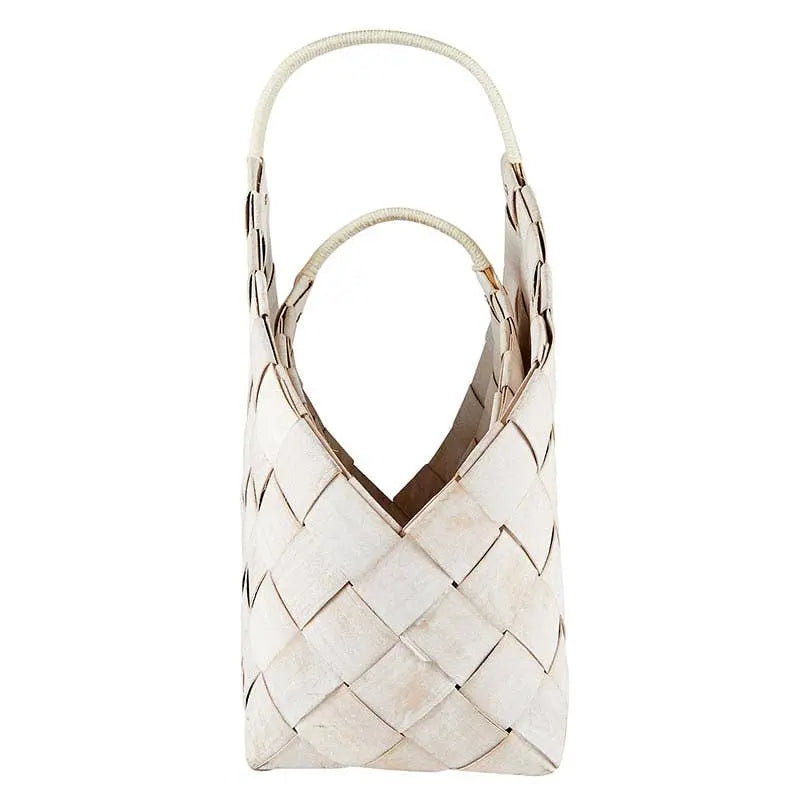 Nested Wood Fiber Baskets - Warm White Santa Barbara Design Studio by Creative Brands