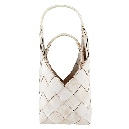 Nested Wood Fiber Baskets - Warm White Santa Barbara Design Studio by Creative Brands