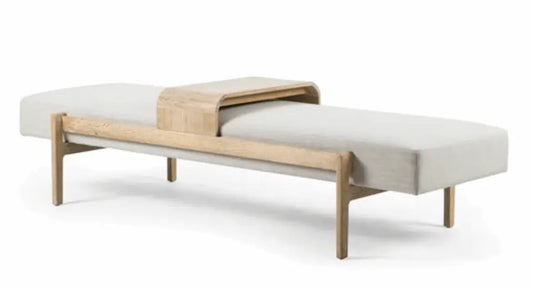 Fawkes Bench Vintage White Wash Oak