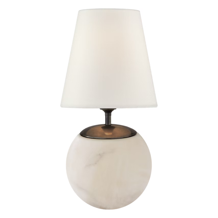 SMALL ROUND ALABASTER LAMP Home Crush