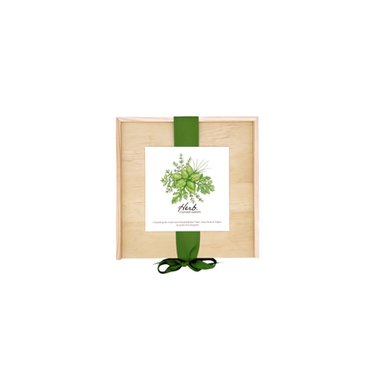 NEW Culinary Herb Garden Box | Thoughtful Summer Herb Kit Potting Shed Creations, Ltd.