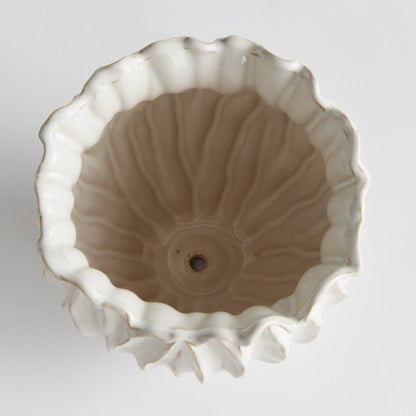 Esmeralda Pot, Large - White Napa Home & Garden
