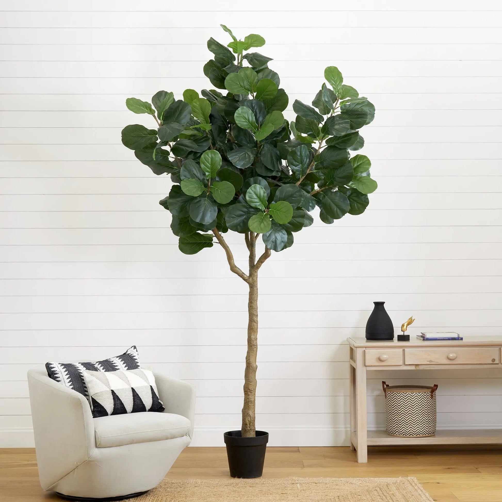 fiddle leaf fig natural 10' Artificial Fiddle Leaf Fig Tree
