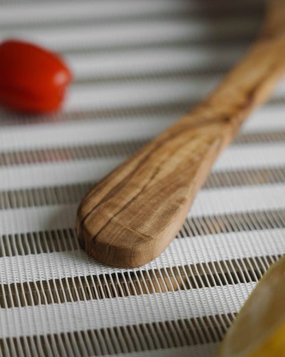 Handcrafted Olive Wood Ladle Dallas olive oil company