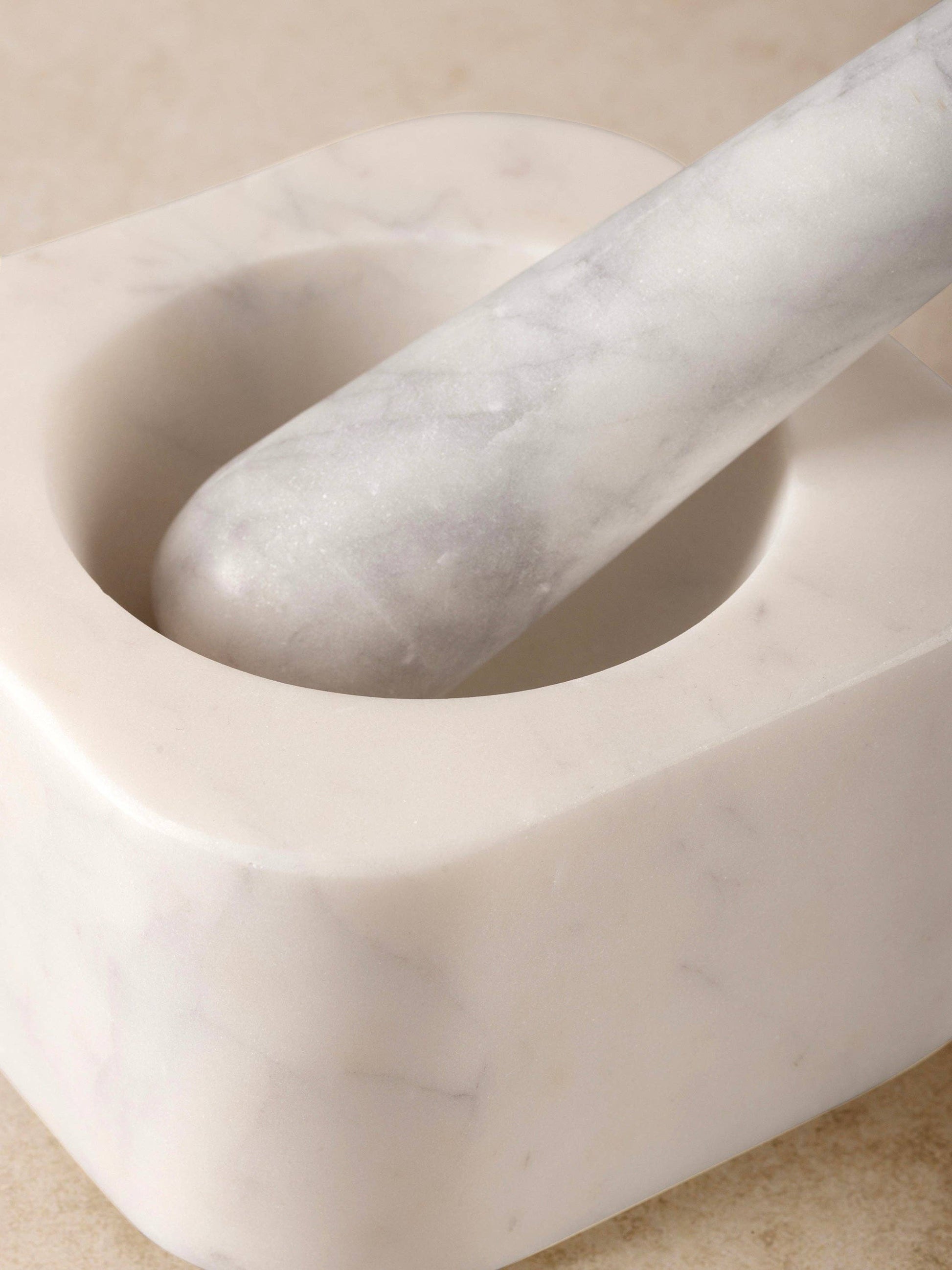 Noble Marble Mortar & Pestle Set GAURI KOHLI