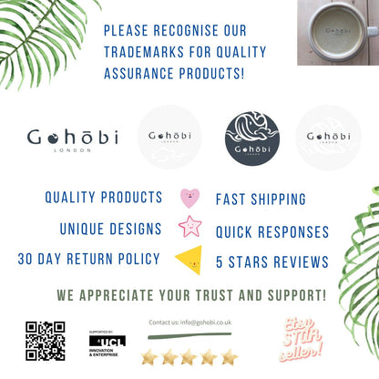 Gohobi Handmade Wabi Sabi Glass Tea Cup Gohobi （We cover U.S. import duties）