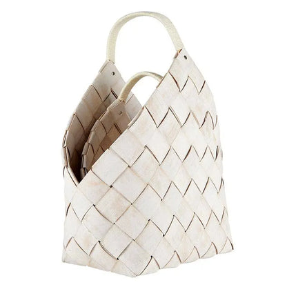 Nested Wood Fiber Baskets - Warm White Santa Barbara Design Studio by Creative Brands