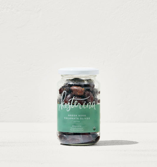 Greek Herb Kalamata Olives Kosterina