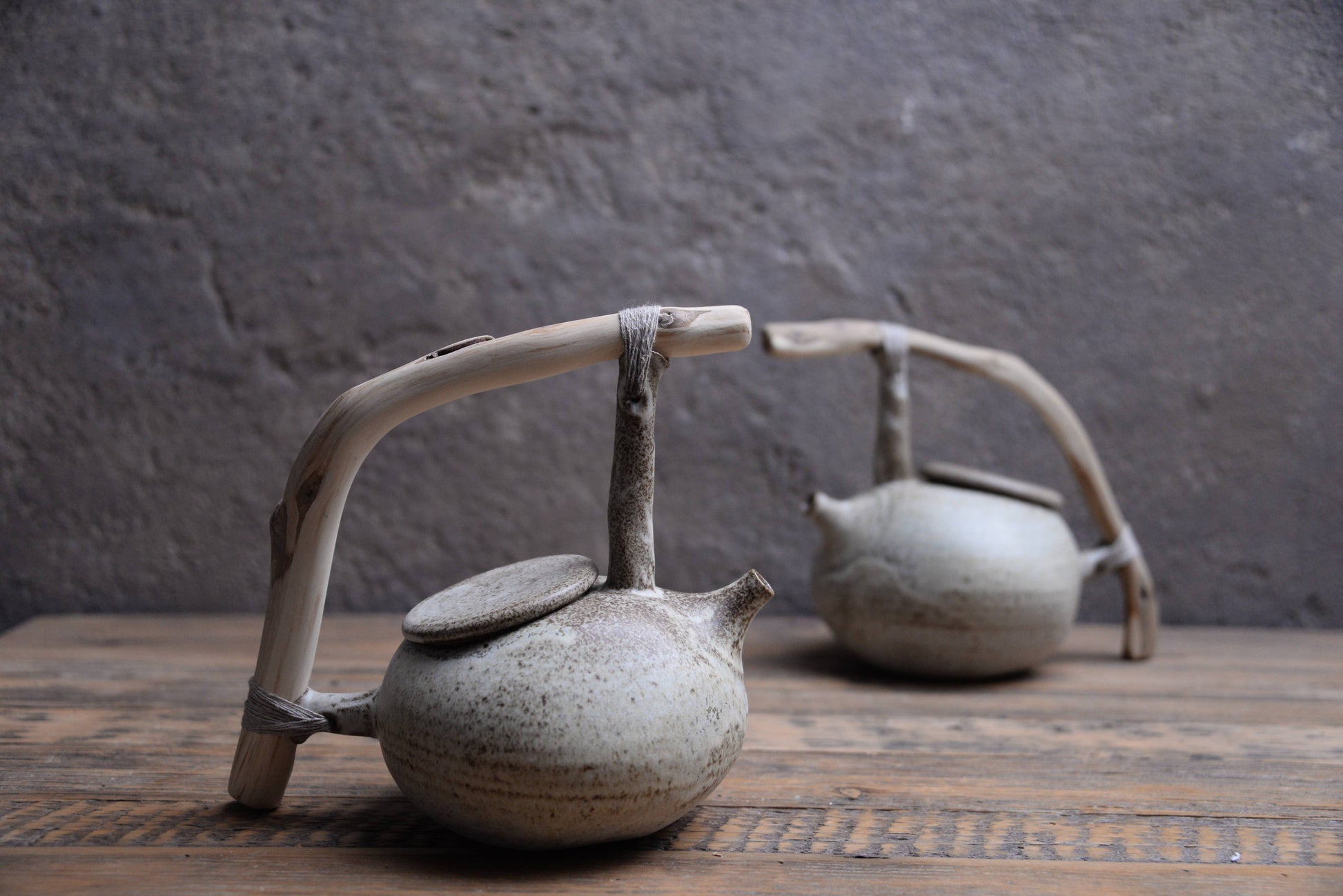 Earthling Collection CONNECT Teapot — handmade stoneware LAIMA CERAMICS (SIA Radosa Apvieniba Spares)