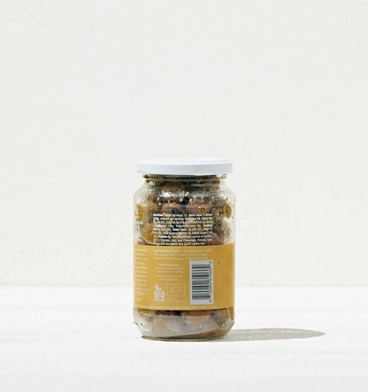 Coriander and Pink Pepper Green Olives Kosterina