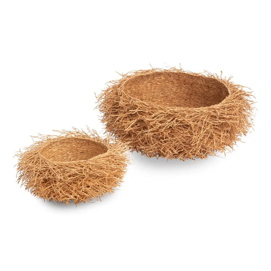 Vetiver Basket: Large African Trading Partners