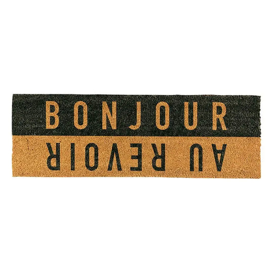 Doormat - Bonjour Au Revoir Santa Barbara Design Studio by Creative Brands