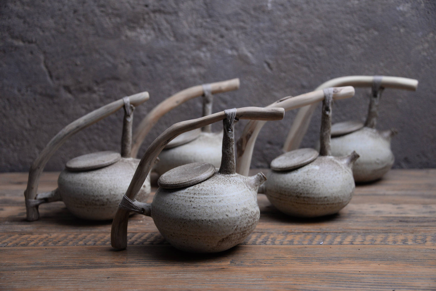 Earthling Collection CONNECT Teapot — handmade stoneware LAIMA CERAMICS (SIA Radosa Apvieniba Spares)
