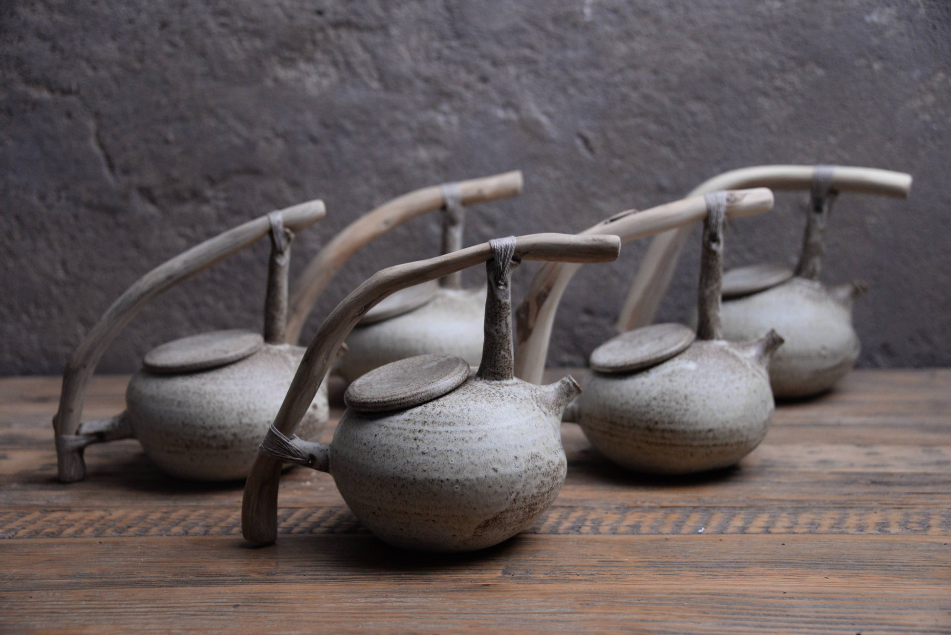 Earthling Collection CONNECT Teapot — handmade stoneware LAIMA CERAMICS (SIA Radosa Apvieniba Spares)