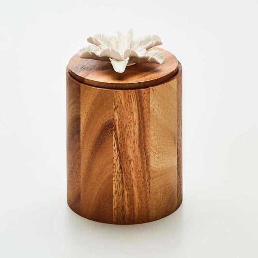 Wooden and Porcelain Box- TIBU L Anoq