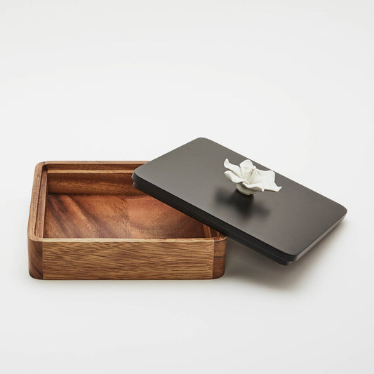 Kana Wood + Porcelain Diffuser Box
